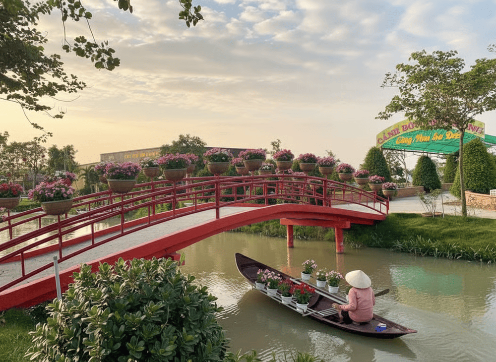 Không gian yên bình tại khu du lịch